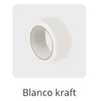 Precinto papel Kraft Blanco